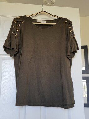 Michael Kors SS Butterfly sleeved top